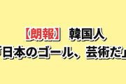 【朗報】韓国人「日本のゴール、芸術すぎる…」→「なんで韓国はできないんだｗ」