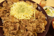 【キング】すき家でチーズ牛丼頼んだで?
