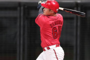 カープ田村俊介、日ハム伊藤大海から1号ホームラン！侍ジャパン右腕から完璧弾！！