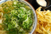 丸亀製麺で野菜かき揚げ皿に取ってる奴見ると笑えるわ