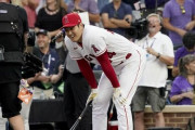 大谷翔平選手がホームランダービー1回戦敗退！再延長の末、ソト選手に敗れる