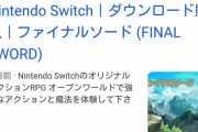 【悲報】約束された神ゲーSwitch『ファイナルソード』、配信停止される