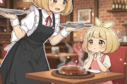 ステーキ屋店員「焼き加減はいかがいたしますか？」　妹「焼き…？お、美味しく焼いてください」