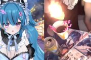 とある実写女性VTuberさん、室内で線香花火をしようとするも勘違いして普通の花火に火をつける → 結果・・・