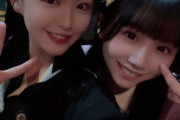 【元STU48】百宮みもちゃん、福田朱里さんとの再会を喜ぶ🍑🍎