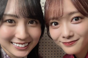 乃木坂46賀喜遥香、櫻坂46田村保乃に癒やされる