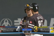 牧原大成 1点差に追い上げる2点タイムリーヒット！