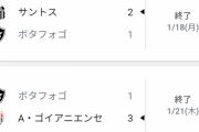 【悲報】ケイスケホンダが退団した後のボタフォゴ…全く勝てなくなるｗｗｗｗ