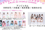 TIF「スマイレージ15周年♡大好きステージ」出演者決定！川村、川名、為永、松本(アンジュルム)、ロージークロニクル