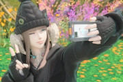 【FF14】髪を直す仕草や撮影ポーズが2回ある！7.21で実装された自撮りエモート「タブレットで記録する」が可愛すぎると話題に！