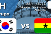 ◆W杯◆H組2節 韓国×ガーナ 韓国後半2点差追いつくも突き放され敗戦、ガーナGL2位浮上 #KORGHA
