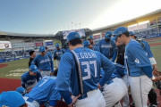 【ロッテvs. 日本ハム 開幕戦 】１（中）松本剛　２（左）スティーブンソ　３（右）万波　４（一）マルティネス
