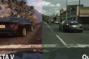 【画像】GTA5のグラフィックをほぼ実写化するAIが開発される！すげええええ