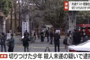 【速報】東大で共通テストの受験生ら3人が切られる。17歳少年を逮捕