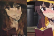 外国人「何でも肖像画にしてくれるAIで遊んでみよう！」アニメキャラ編