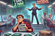 TSMC「ハァハァ…2nm半導体作るのきついぃ…」ラピダス「すまん、新規参入して2nm量産するわw」