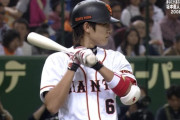 坂本勇人(20歳) .257 8本 ←こいつがネットでは叩かれてたという事実