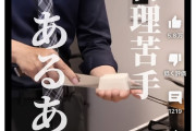 【悲報】オタクくん、豆腐を手の上で切るのをバカにして炎上