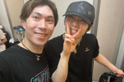 田中刑事選手との２ショット！！帽子被ってる！！