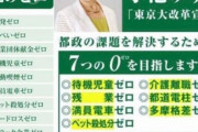 【悲報】公約を守れなかった小池百合子、都知事選で負けそう　