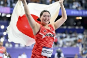 韓国人「日本が陸上で初の金メダル」