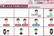 子供3人以上で大学無償化､1人目が大学卒業して扶養外れると2人目以降は対象外だと判明して炎上