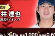 【画像】月間MVPを取った今井達也投手、明らかに背後に女の人が立っている