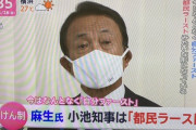 麻生さん、上手いことを言う。　「小池知事なんとなく、自分ファースト、都民ラースト」