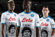 ナポリ、「マラドーナ氏の特別ユニフォーム」新作を発表！インテル戦で登場