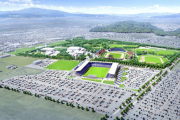 モンテディオ山形・新スタジアム建設で内閣府、補助金２億1100万円内定　本年度分、28年開業向け前進