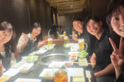 【画像】北川莉央アナウンサー、焼肉食べながらビール