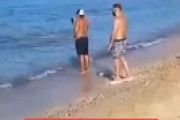 【動画】海水浴にきていたギリシャ国民、偽装難民のボートに遭遇し「帰れ」と押し返す