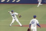 【GIF】プロ野球でこんなミス起こるんか