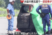 【動画】『高速逆走車』と車が正面衝突！運転していた2人死亡・男の子（9）と女の子（7）重症