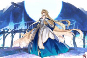 【FGO】ドレス姿のアルクイラスト！！　月のお姫様、可憐です！