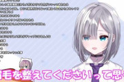 女性VTuber「男の人はちゃんと眉毛を整えた方がいい」→チー牛V豚発狂ｗｗｗｗｗ