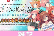 PS4/Switch『五等分の花嫁∬』が累計5万本突破！プレゼントが当たる記念キャンペーンもスタート！！ ほぁ