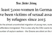 ドイツ：数千人の女性が難民達による性犯罪被害に…難民の性犯罪率の高さが統計で示される[海外の反応]