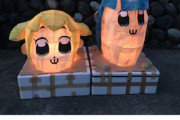 【4コマ】ポプテピピックの灯籠を作ったTwitter民さん、大炎上してしまうｗｗｗ