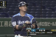 日ハム中田翔 .216 4本11打点 OPS.661