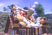 【FF14】「エンピレアムに建ったらヤバイ！ラベに引き取ってもらう」6.1実装のお菓子の家外装が凶悪な景観破壊ハウスになると話題にｗｗｗｗｗｗ