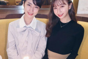 【美人姉妹】田原俊彦の長女・田原可南子、妹の誕生日を家族で祝い姉妹ショット公開