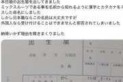【悲報】韓国籍とフィリピン籍のカップル、日本の役所に子どもの名前を却下される。人権意識が希薄すぎるよなこの国…