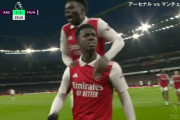 ◆プレミア速報◆21節 アーセナル×マンＵ 24分アーセナル、ジャカのクロスをエンケティアが叩き込み同点！  #ARSMUN