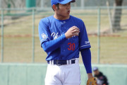 中日根尾（25歳、7年目）中継ぎ投手として覚醒。最速153キロで1回完全。10戦連続無失点