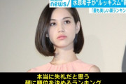 【最も美しい顔ランキング】水原希子さん、外見至上主義”ルッキズム”を批判「こんなことやってるなんて狂ってる」ネットの声「外見で仕事してるお前が言うなよ」