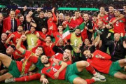 【W杯】スペイン撃破のモロッコ、試合後にはイスラム教ならではの光景がピッチに広がる　試合中にも観客からの大歓声