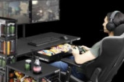 【画像】ゲーミングワゴンが爆誕！ドリンクやお菓子をデスク周りに配置できるｗｗｗ
