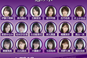 【乃木坂46】『逃げ水』のフォーメーション今見たらモンスターだらけで草。