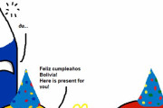 【ボリビア】ボリビアの誕生日【ポーランドボール】
